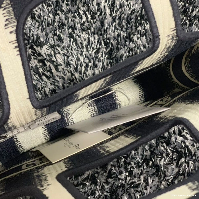 Cheap Mini Dior D-Stripes Blue Canvas Book Tote Motif 0813 Luxury
